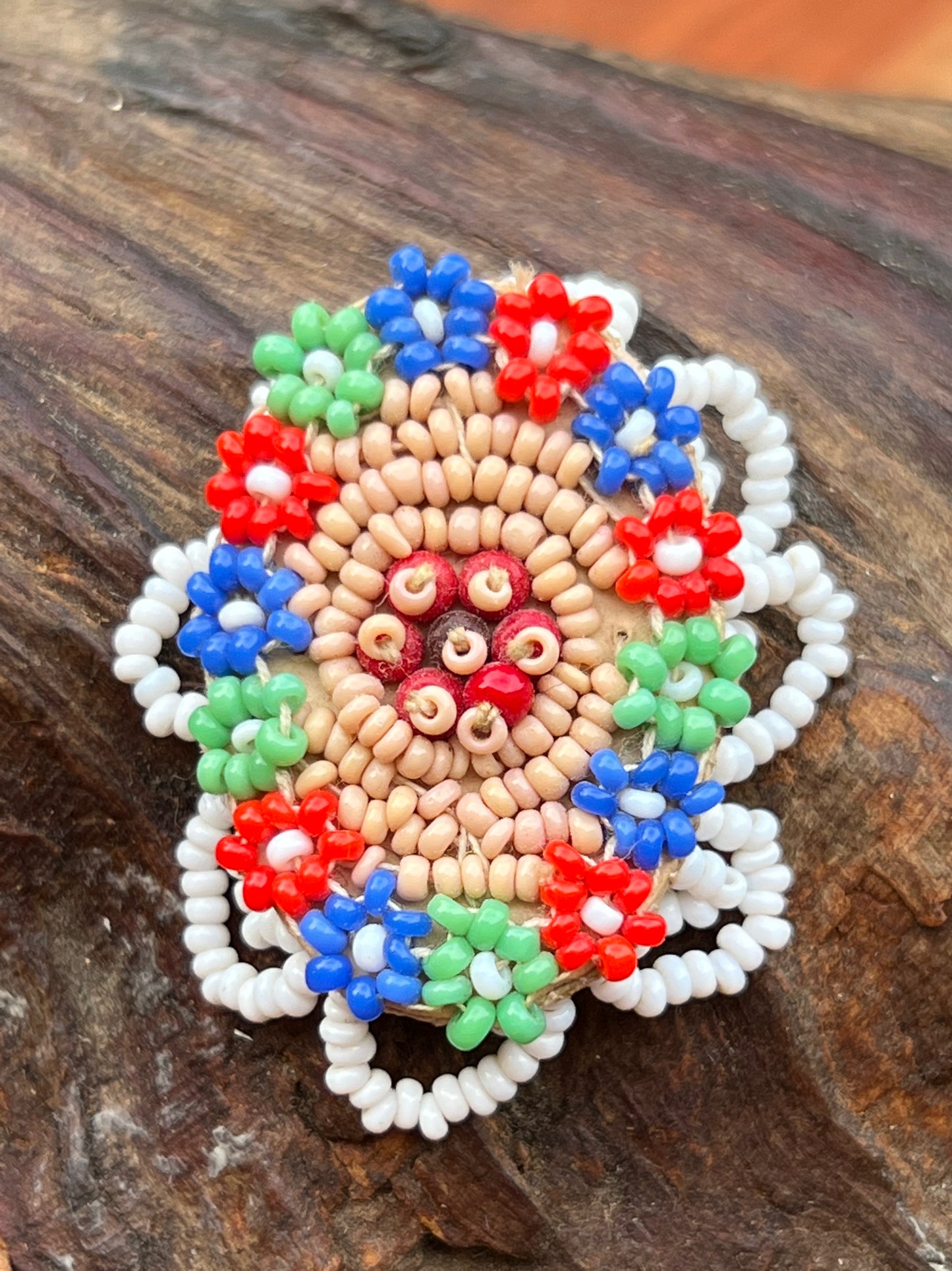 Vintage Hand Beaded Dress Clip