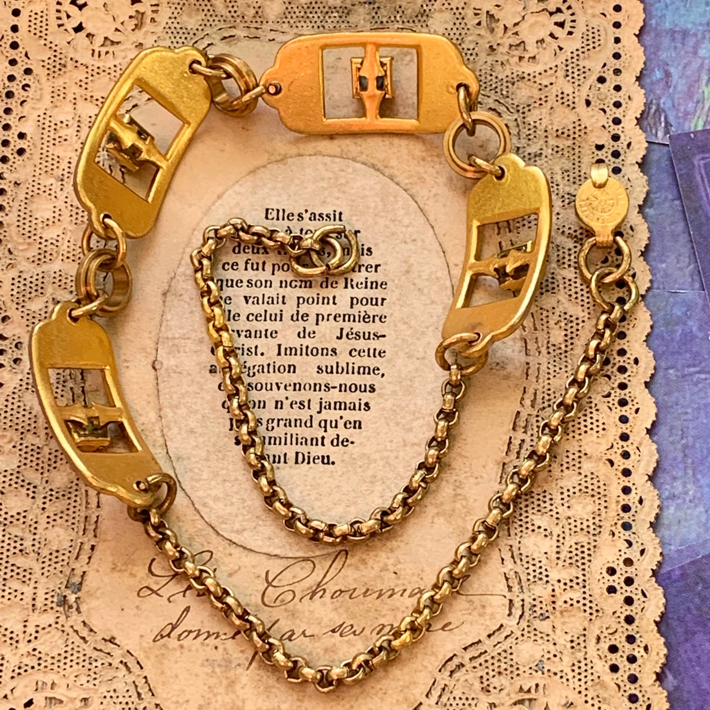 Art Deco Necklace - Lady Slippers