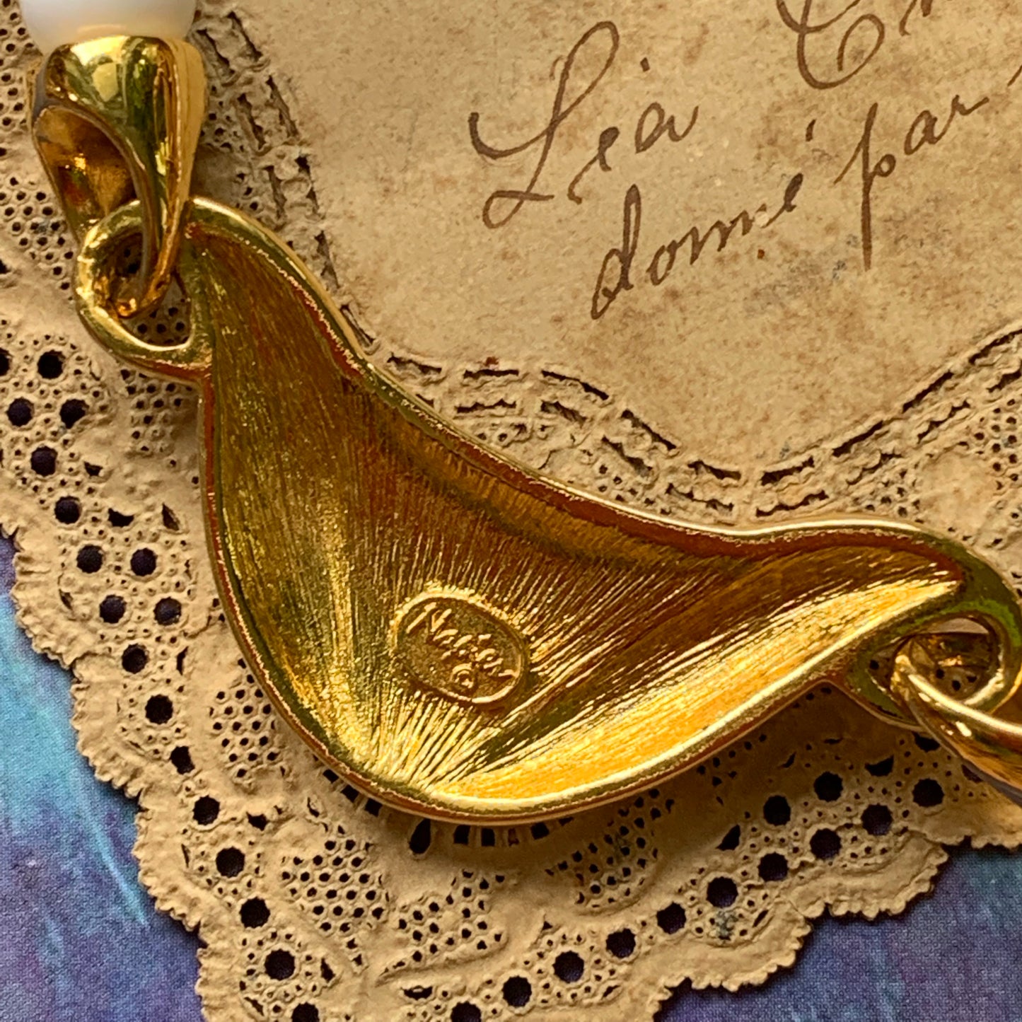 Vintage Napier Necklace - Lady Slippers