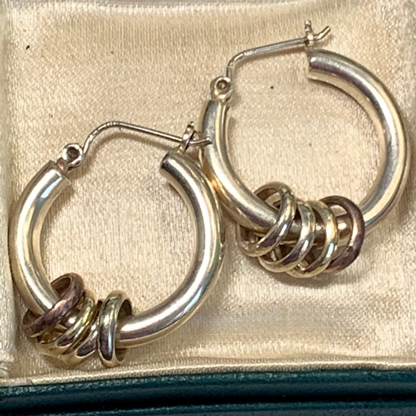 Sterling Silver Round Hoop Earrings