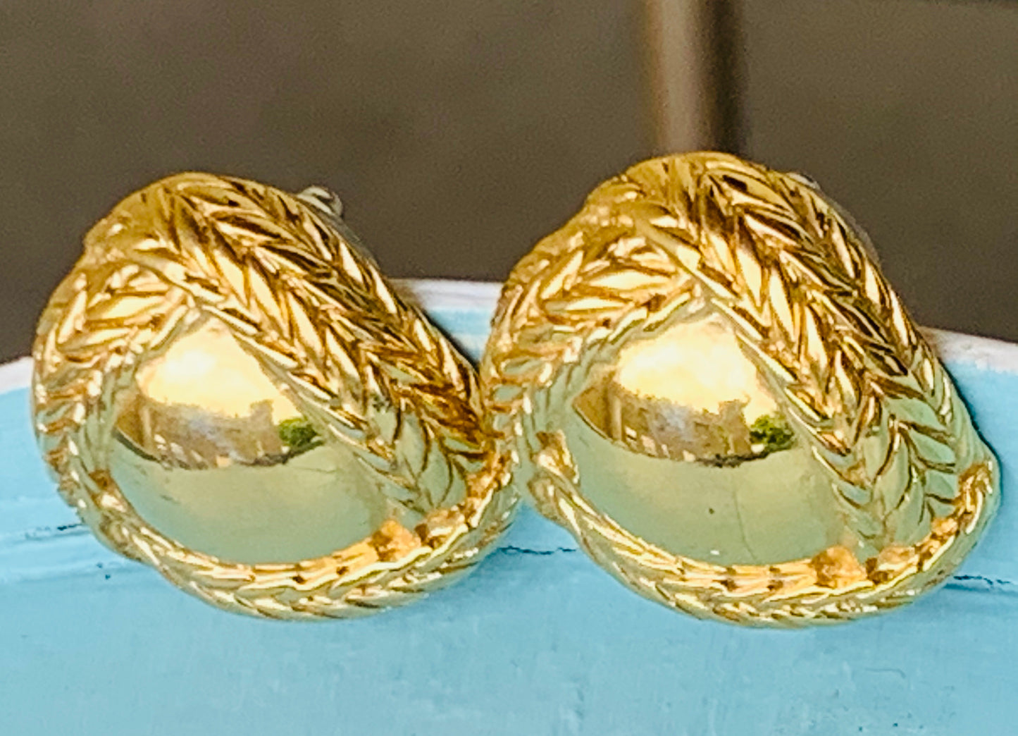 Vintage Trifari Pierced Earrrings