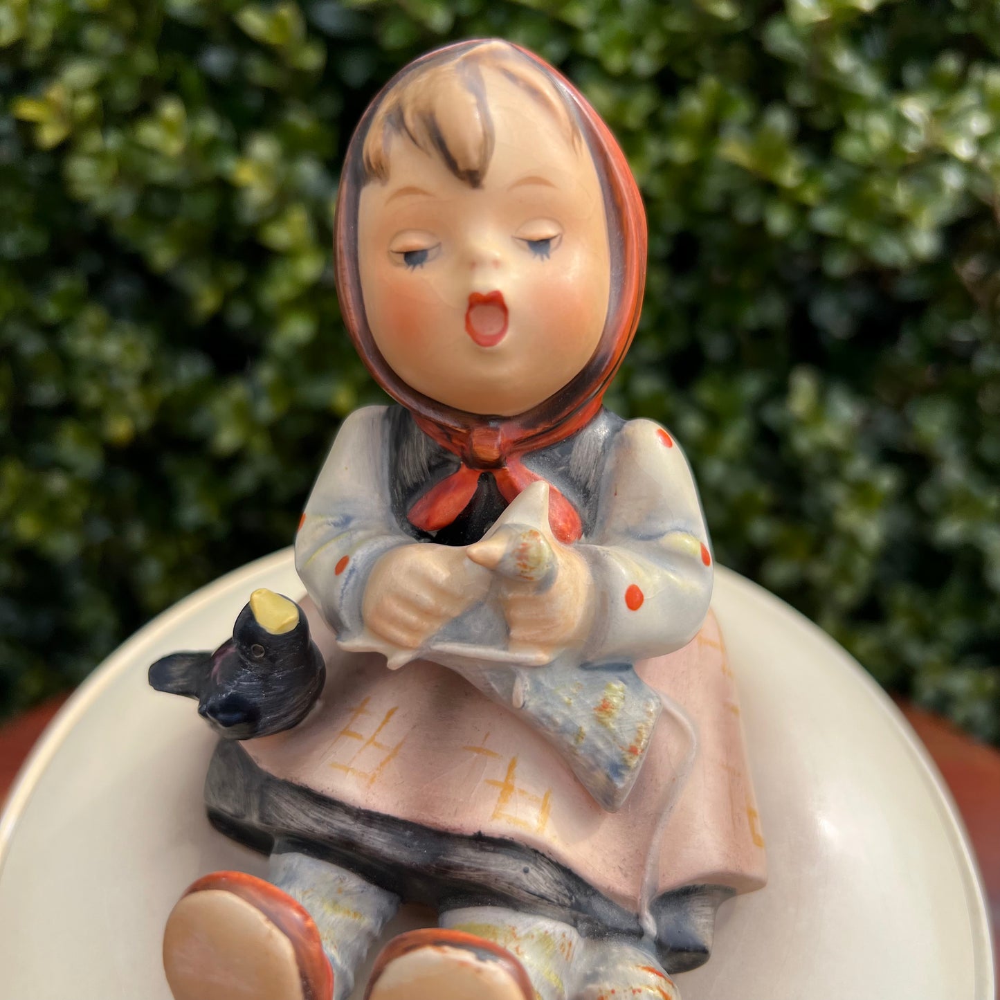 HUM lll/69 Hummel "Happy Pastime" Old Style Candy Dish 1937