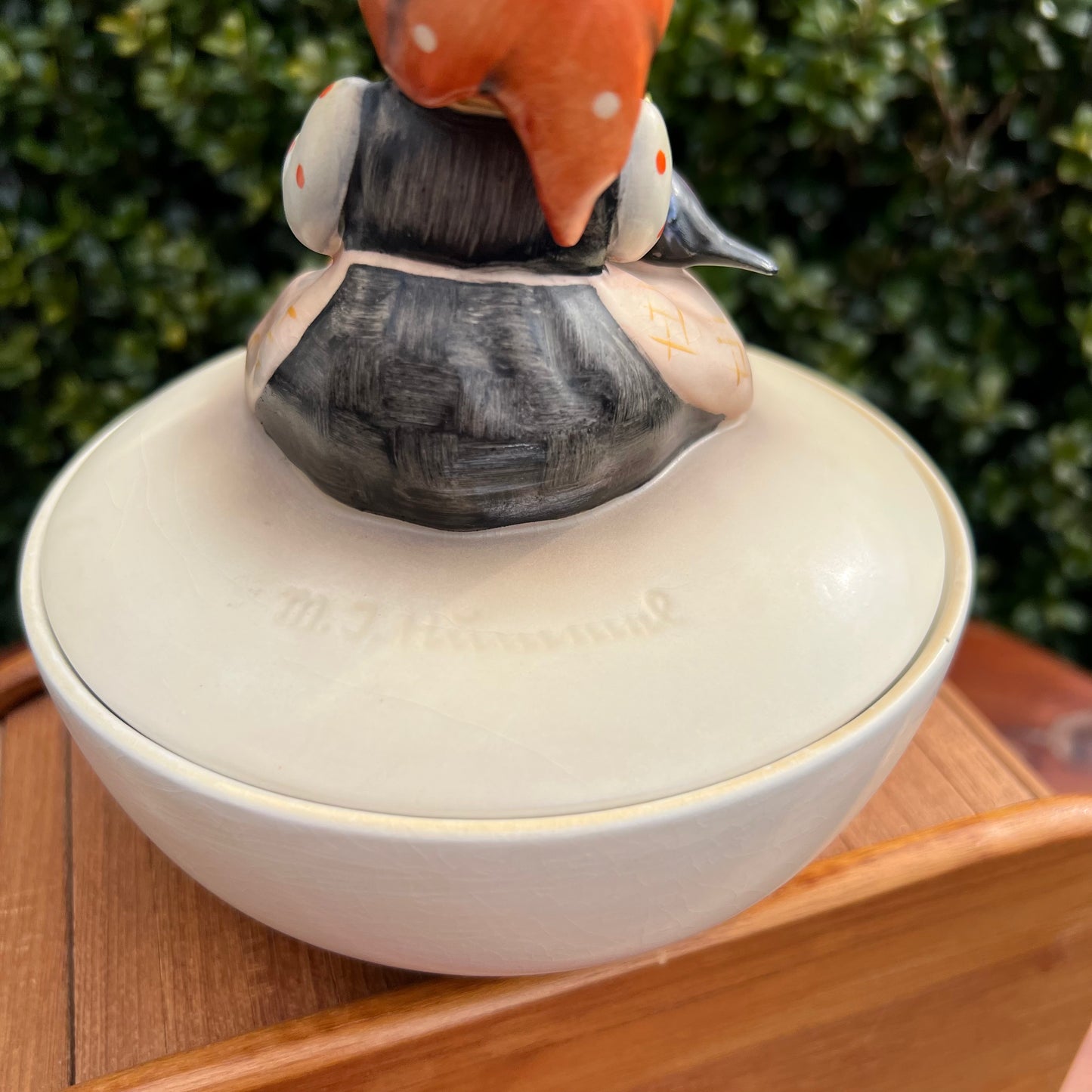 HUM lll/69 Hummel "Happy Pastime" Old Style Candy Dish 1937