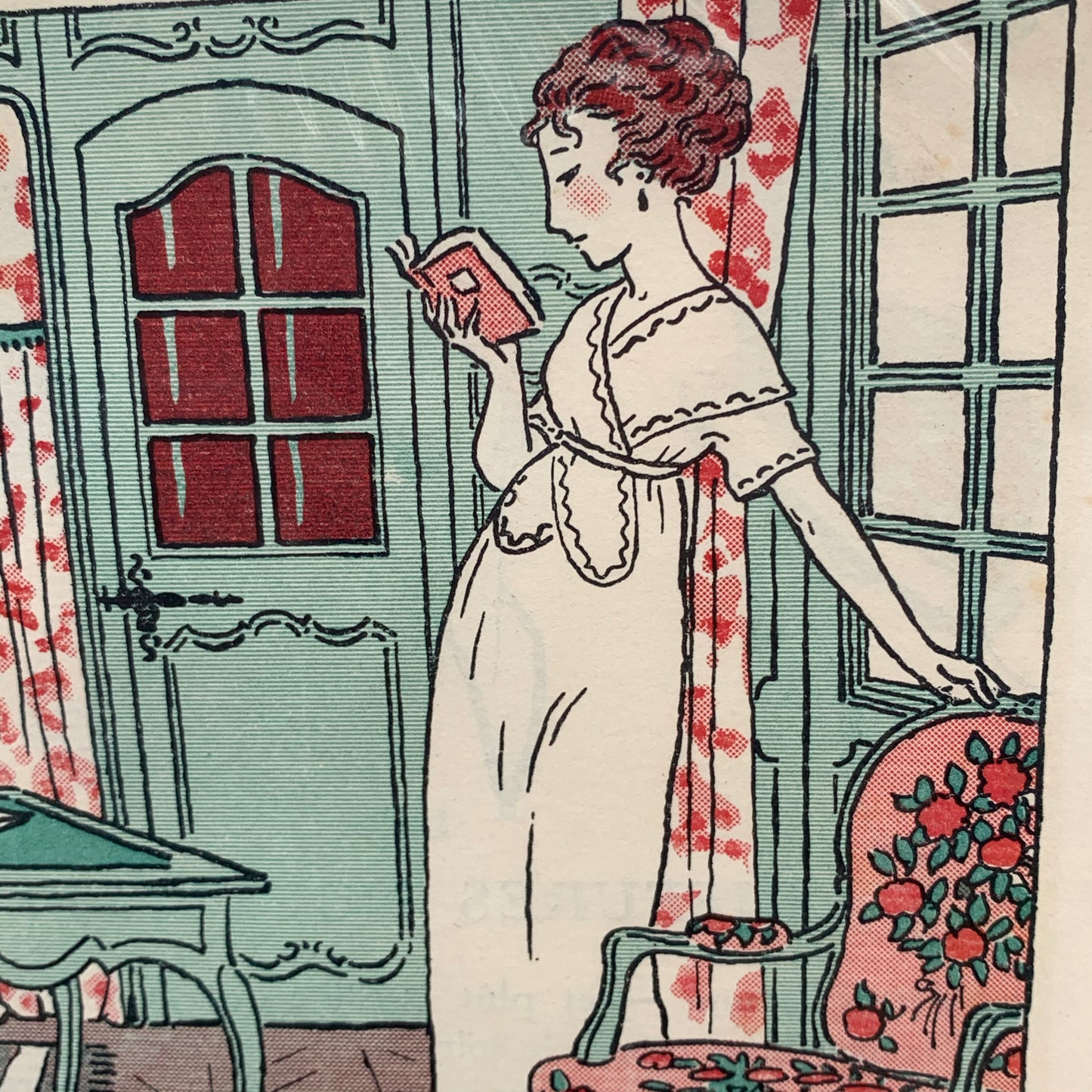 Antique La Gazette du Bon Ton Fashion Print Paris