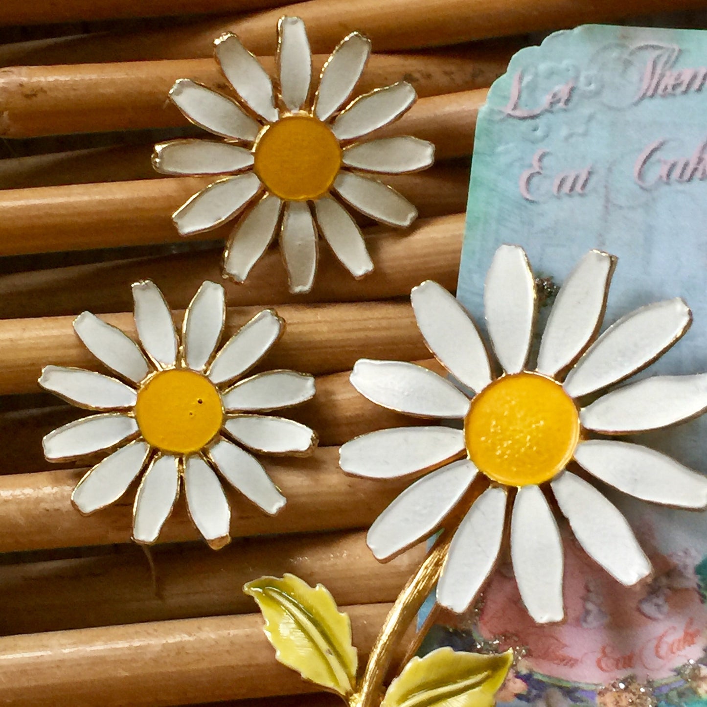 Vintage Accessocraft NYC Pin Set - Lady Slippers