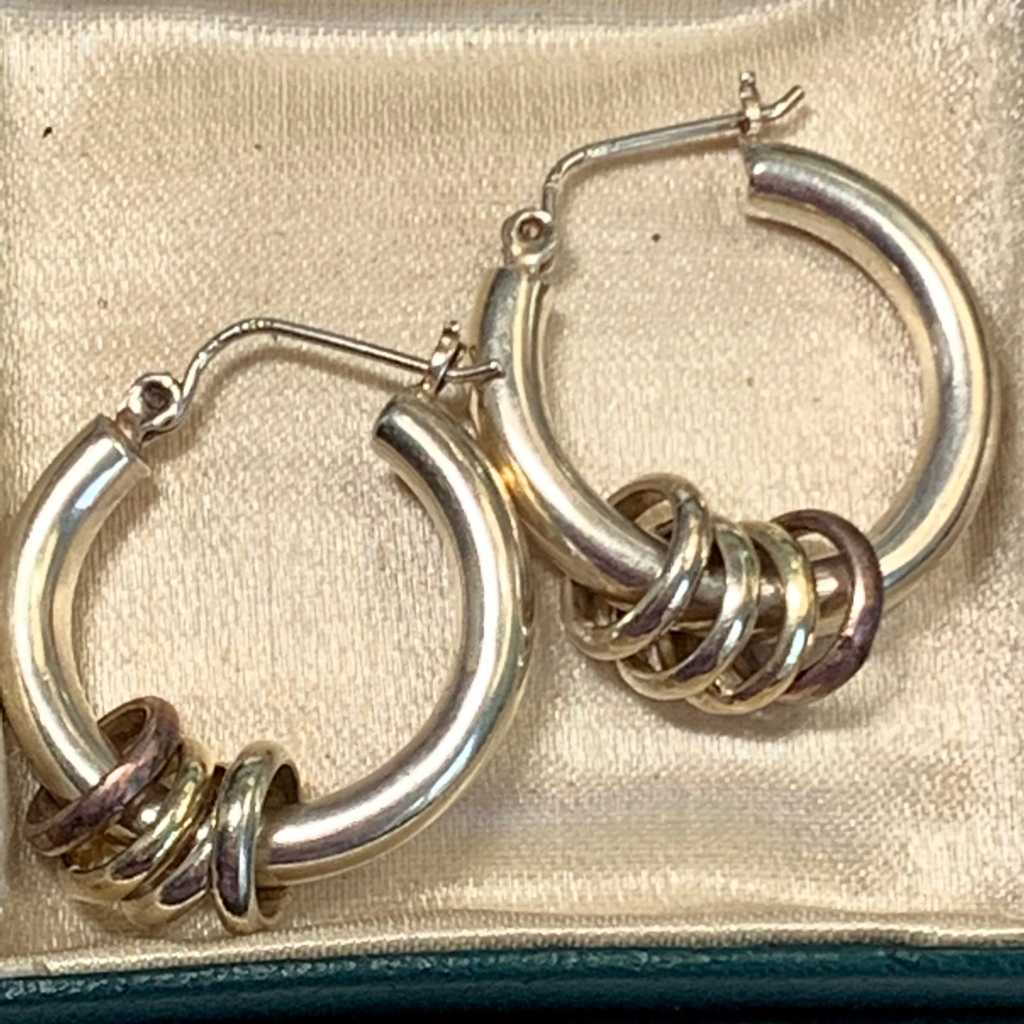 Sterling Silver Round Hoop Earrings