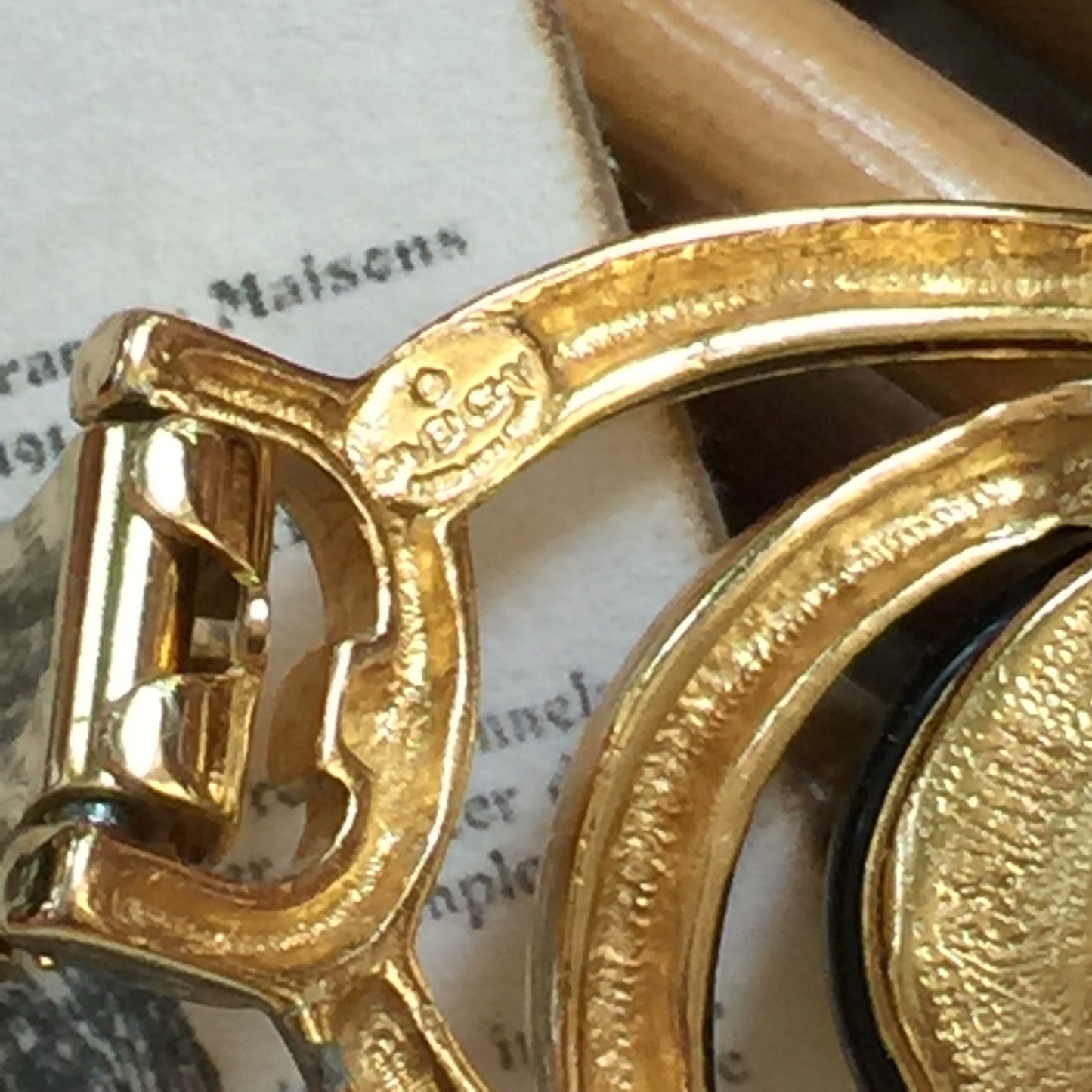 Vintage Givenchy Paris, NY Bracelet - Lady Slippers