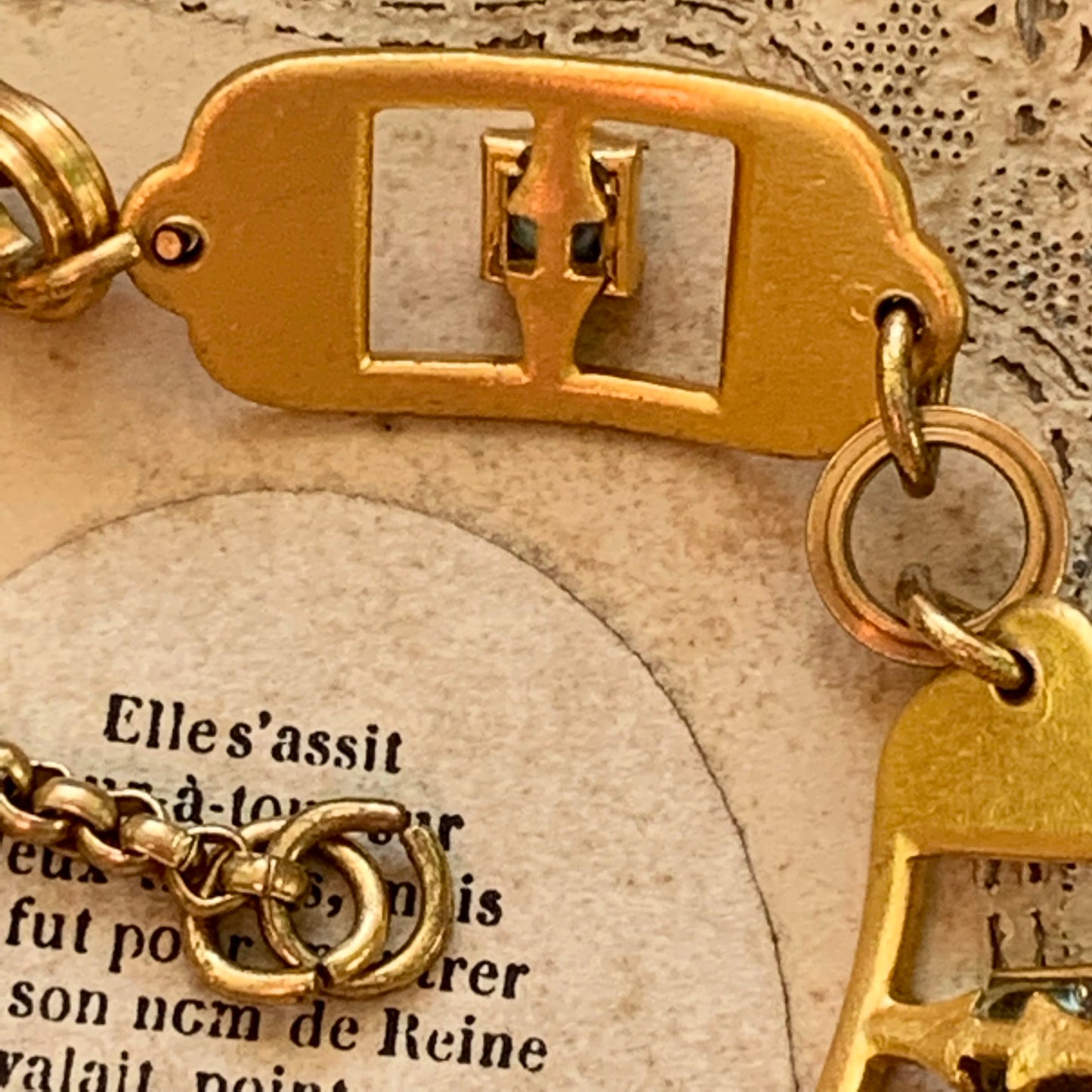 Art Deco Necklace - Lady Slippers