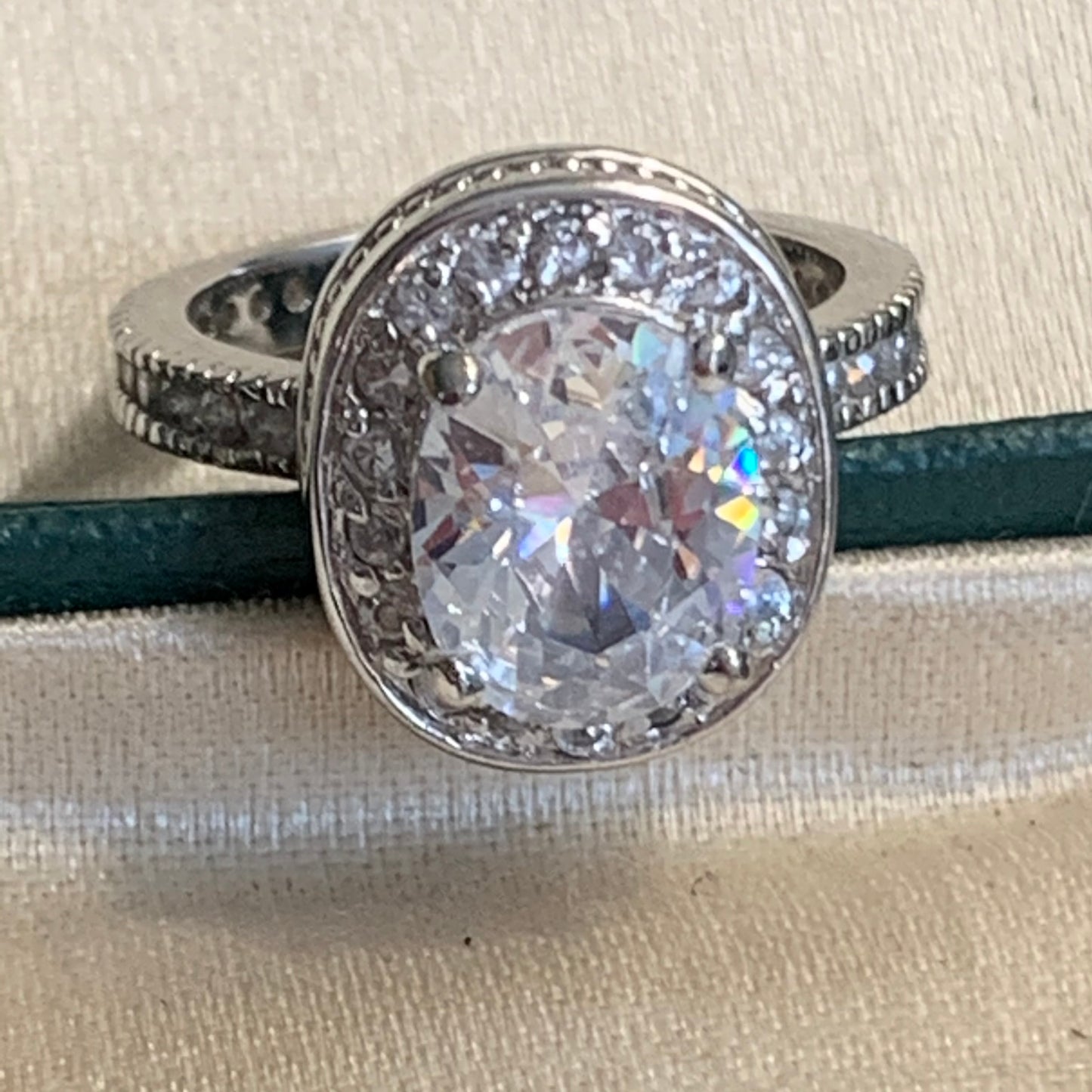 Sterling Silver Cubic Zirconia Ring