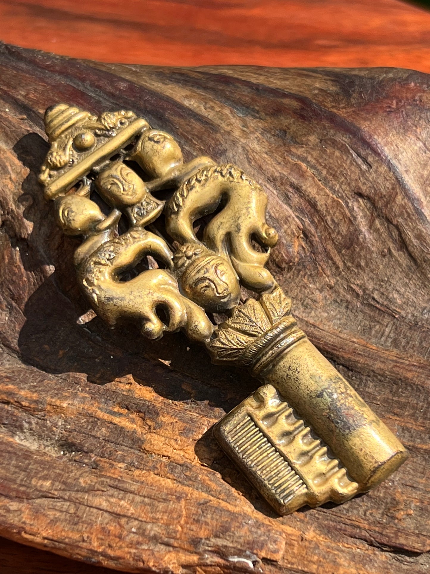 Vintage Mayan Style Key Pin