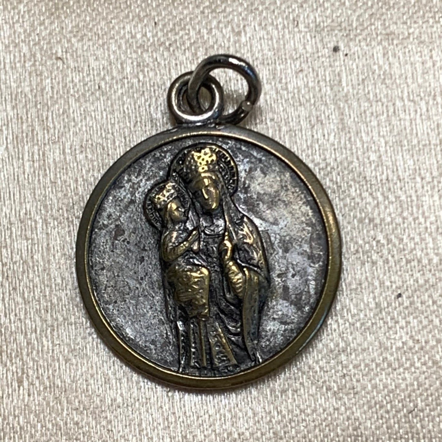 Saint Anne de Beaupre Relic Devotional Medal