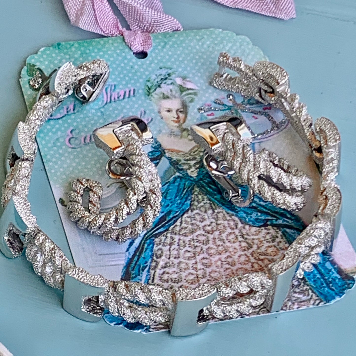 Vintage Trifari Cowgirl Bracelet & Earring Set