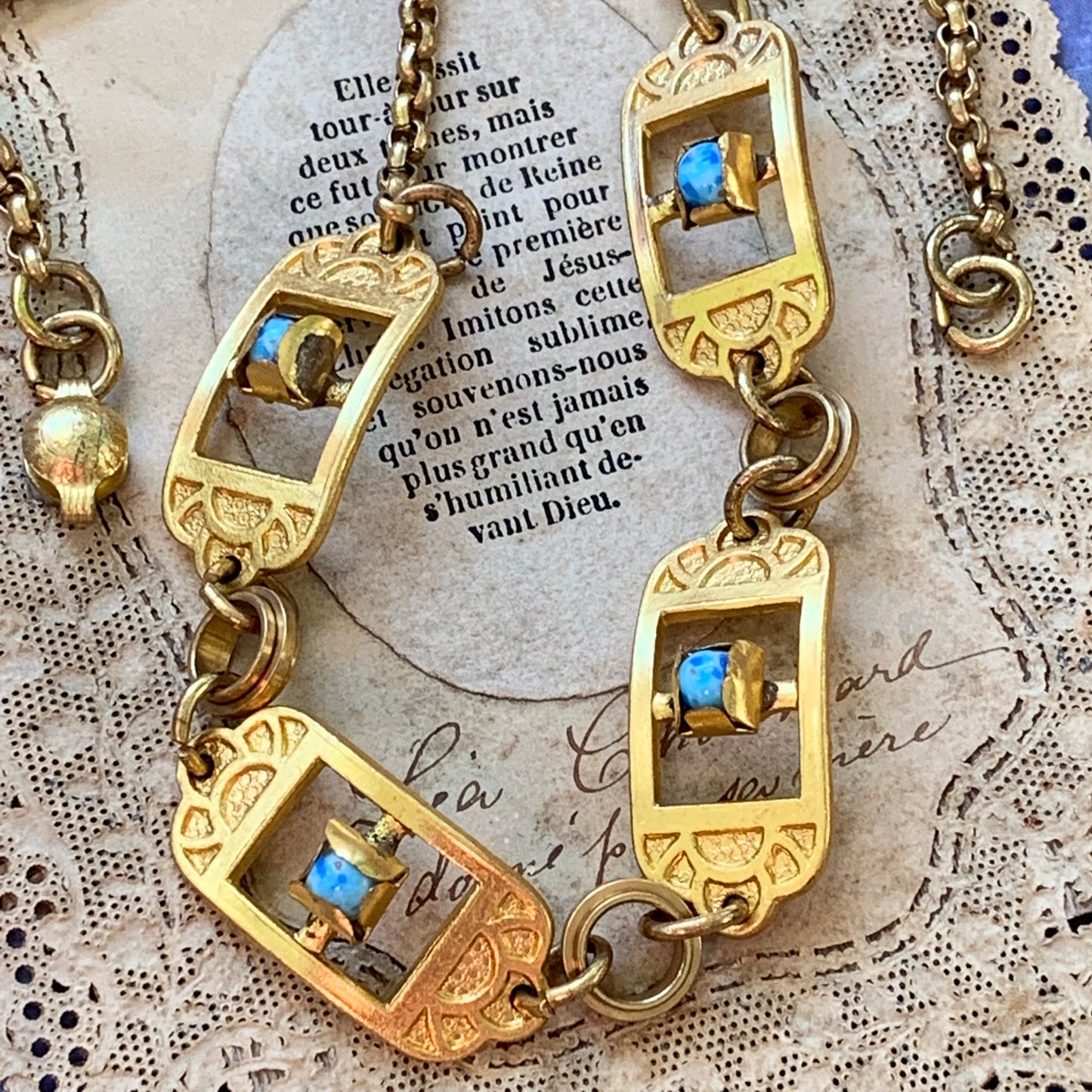 Art Deco Necklace - Lady Slippers