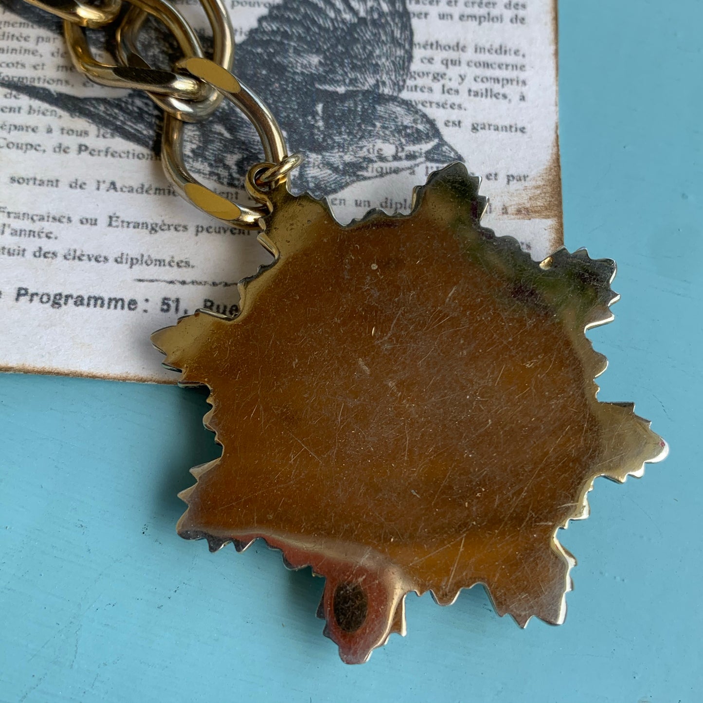 Vintage Heraldic Shield Necklace
