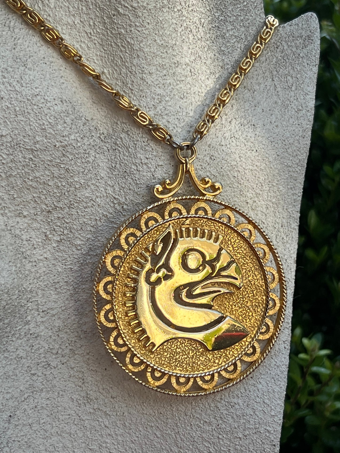 Vintage Vendome Mythological Phoenix Necklace