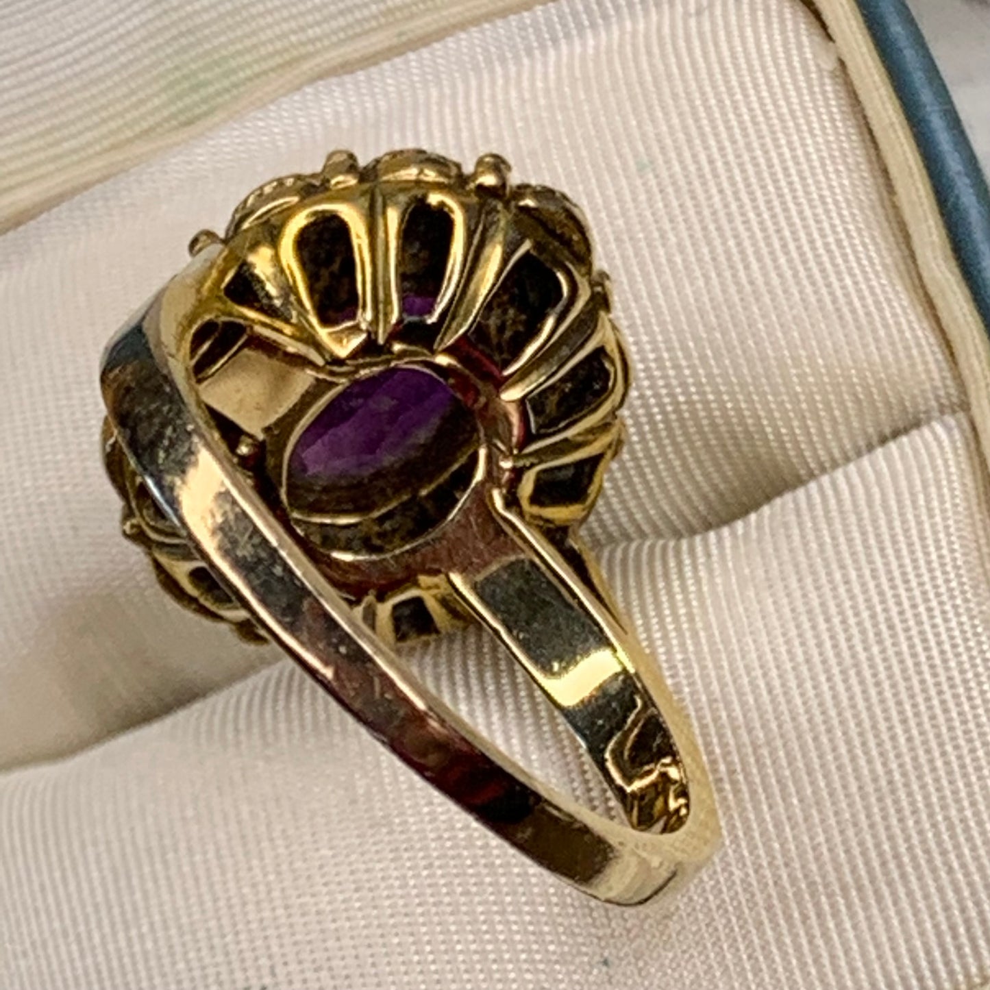 amethyst 14k ring