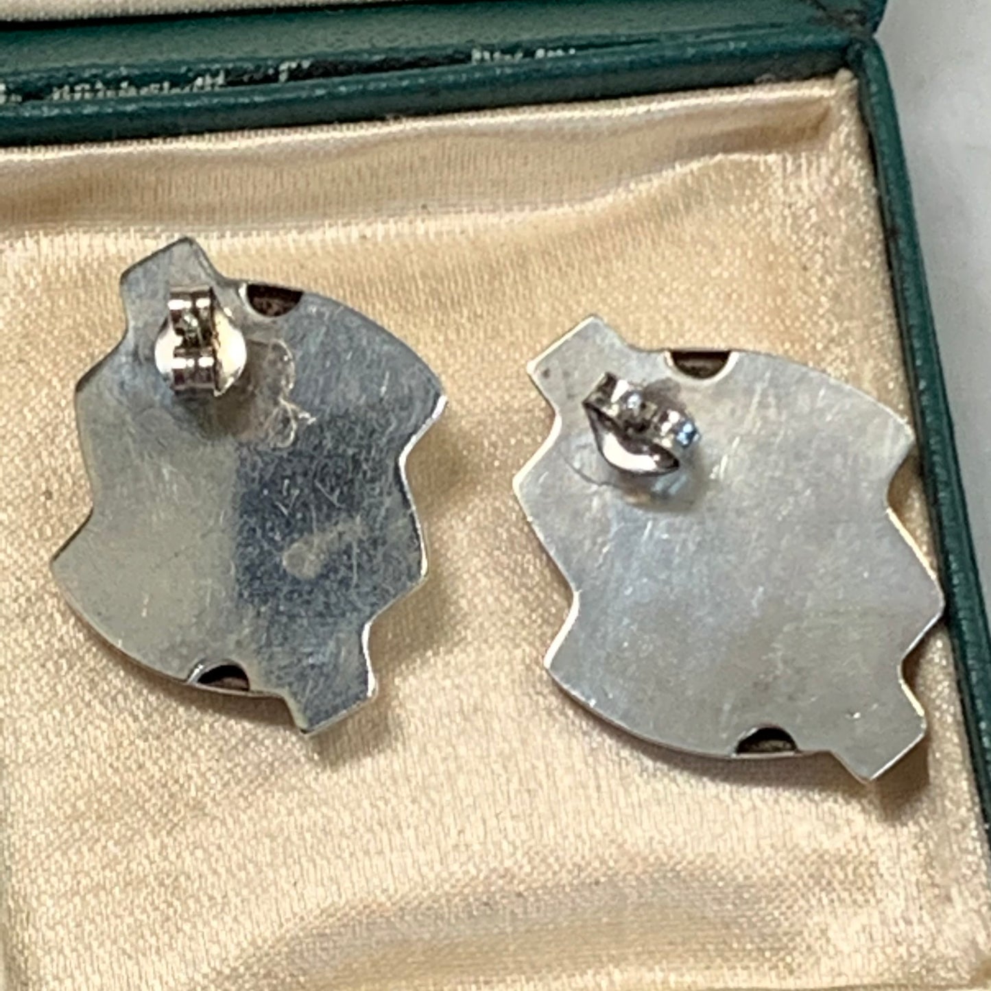 Mid Century Modern Sterling Silver Earrings