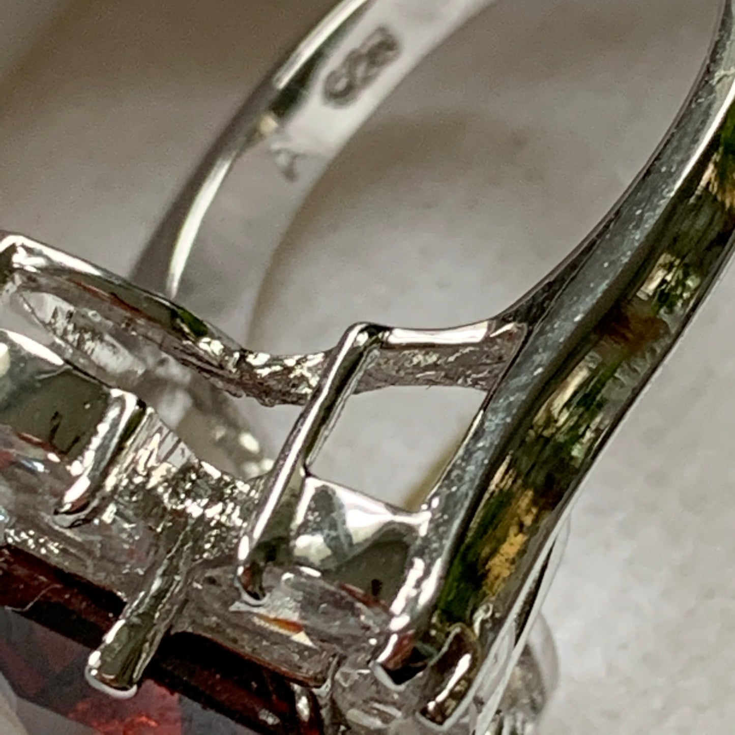 Sterling Silver & Cubic Zirconia Ring - Lady Slippers