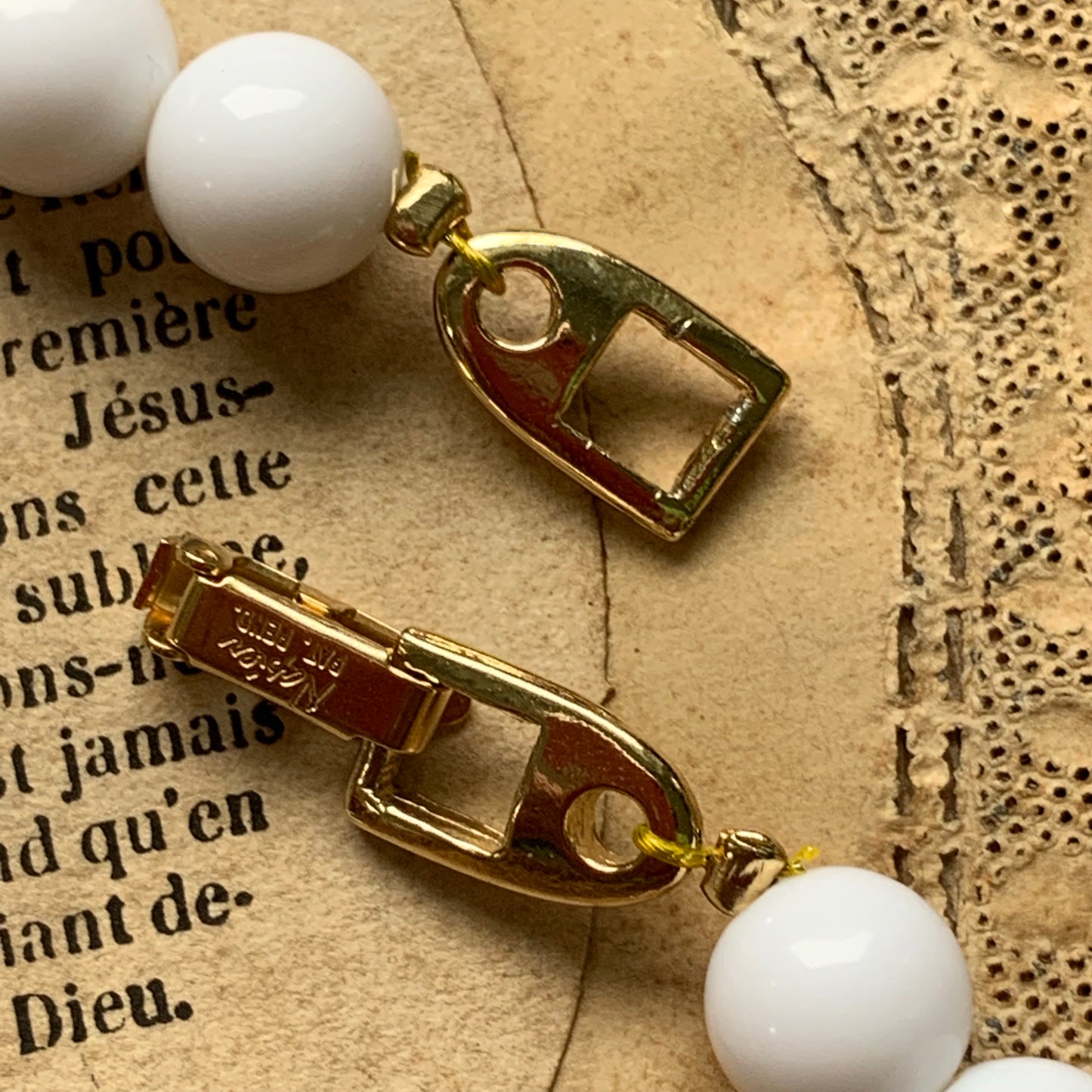 Vintage Napier Necklace - Lady Slippers