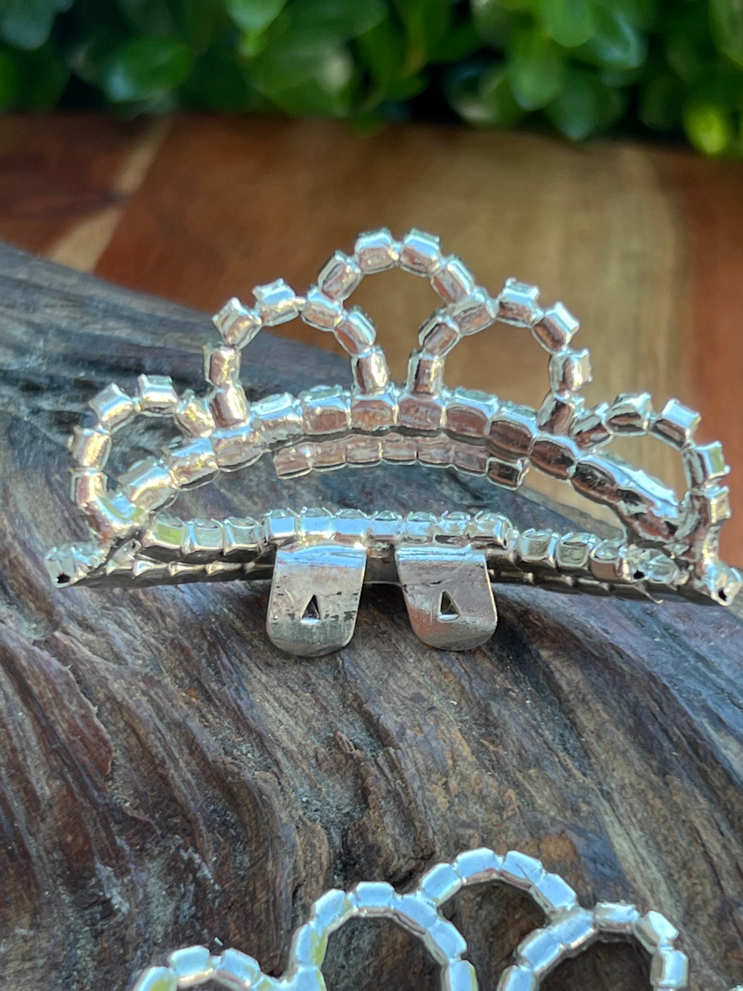 Vintage Princess Rhinestone Shoe Clips