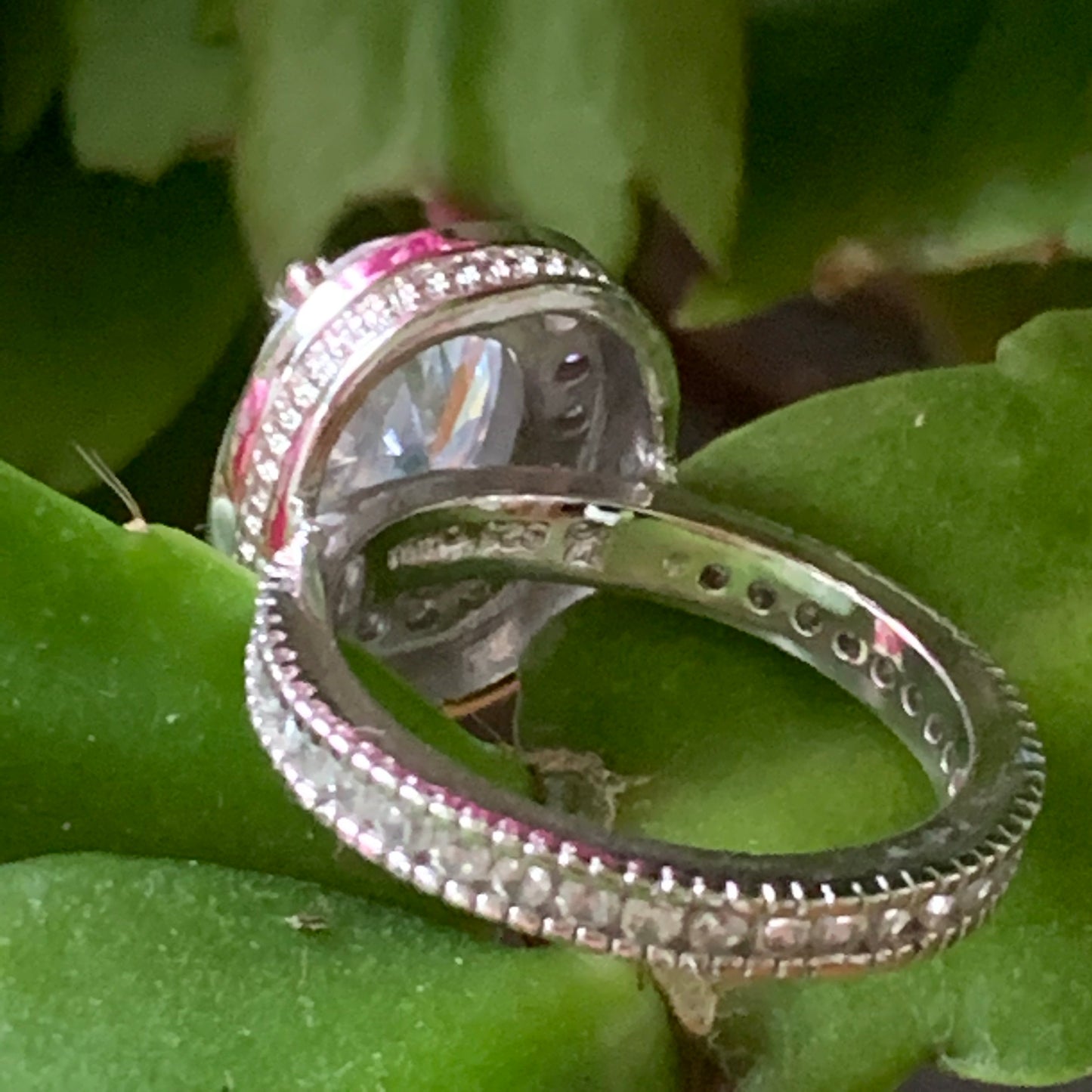 Sterling Silver Cubic Zirconia Ring - Lady Slippers