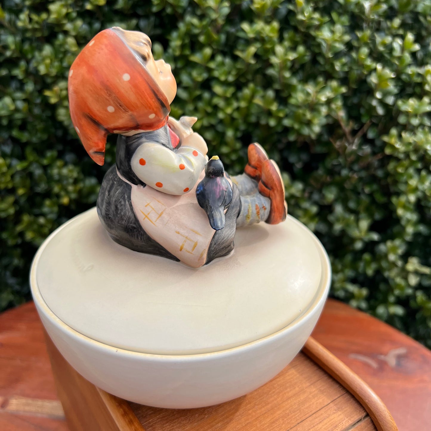 HUM lll/69 Hummel "Happy Pastime" Old Style Candy Dish 1937