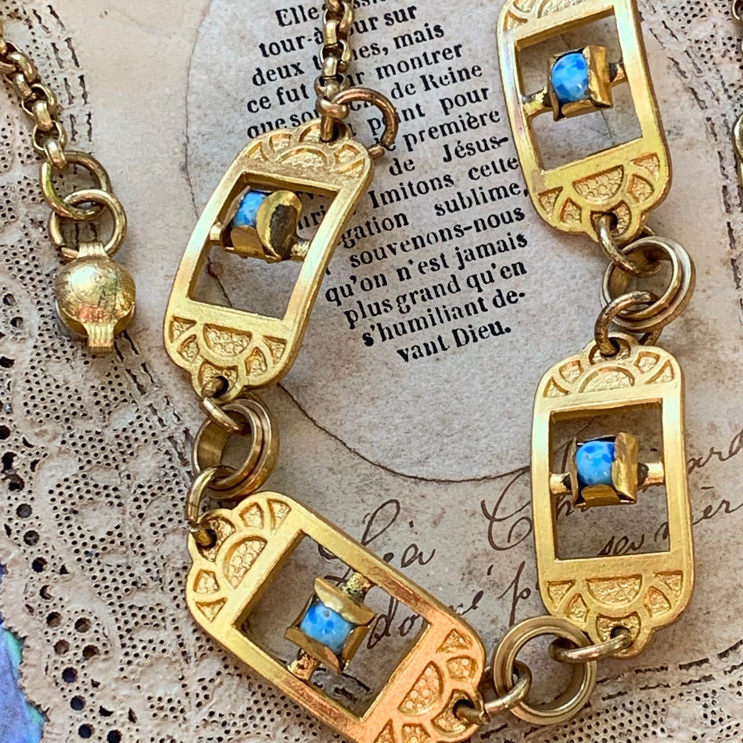 Art Deco Necklace - Lady Slippers