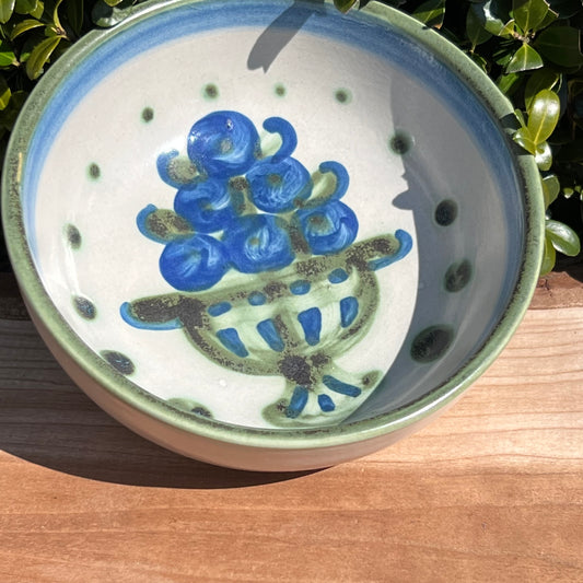 Vintage Ma Hadley Blueberry Bowl
