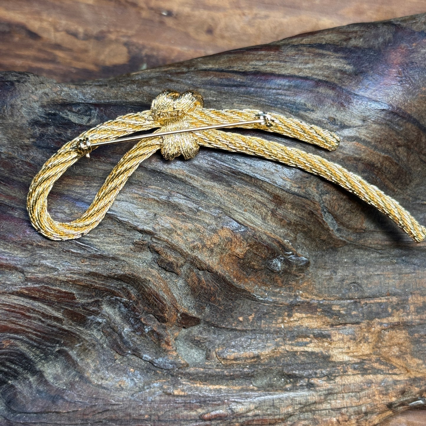 Vintage Christian Dior Love Knot Rope Brooch