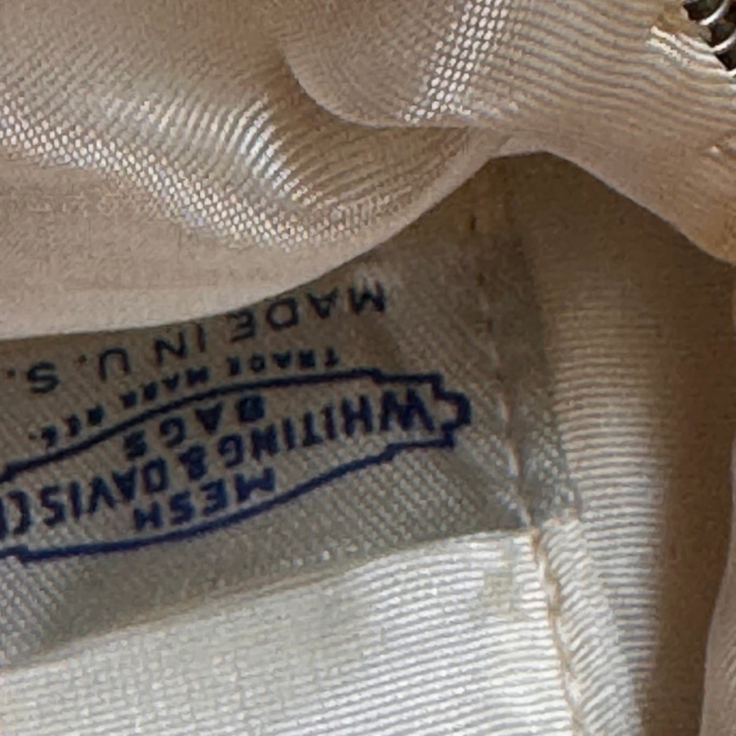 Vintage Whiting & Davis Silver Mesh Purse Evening Bag