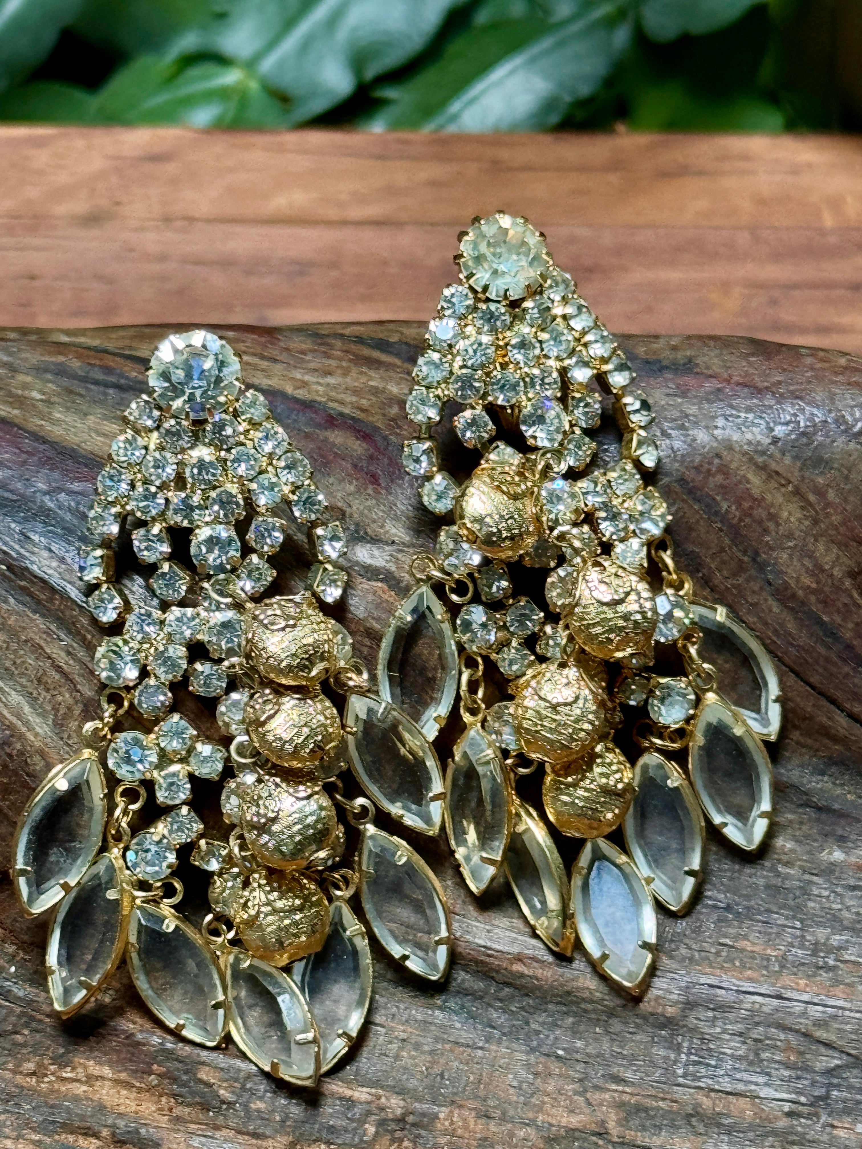 Vintage beaded earrings sales