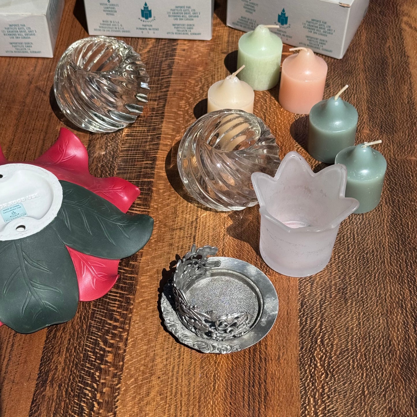 Partylite Votive Candles, Tealights, & Containers