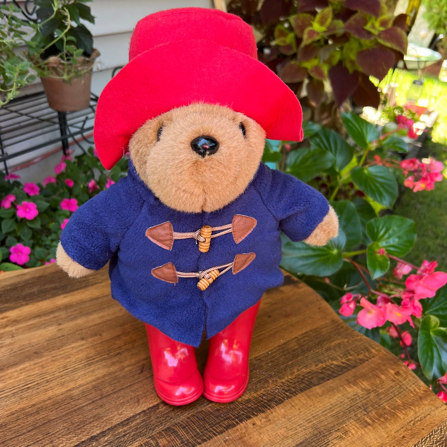 Paddington Bear 15" Blue Coat Red Hat & Boots by Rainbow Designs