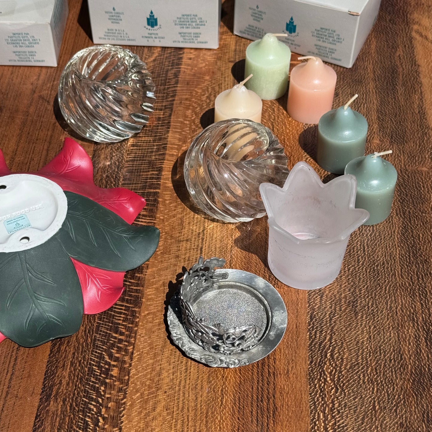 Partylite Votive Candles, Tealights, & Containers