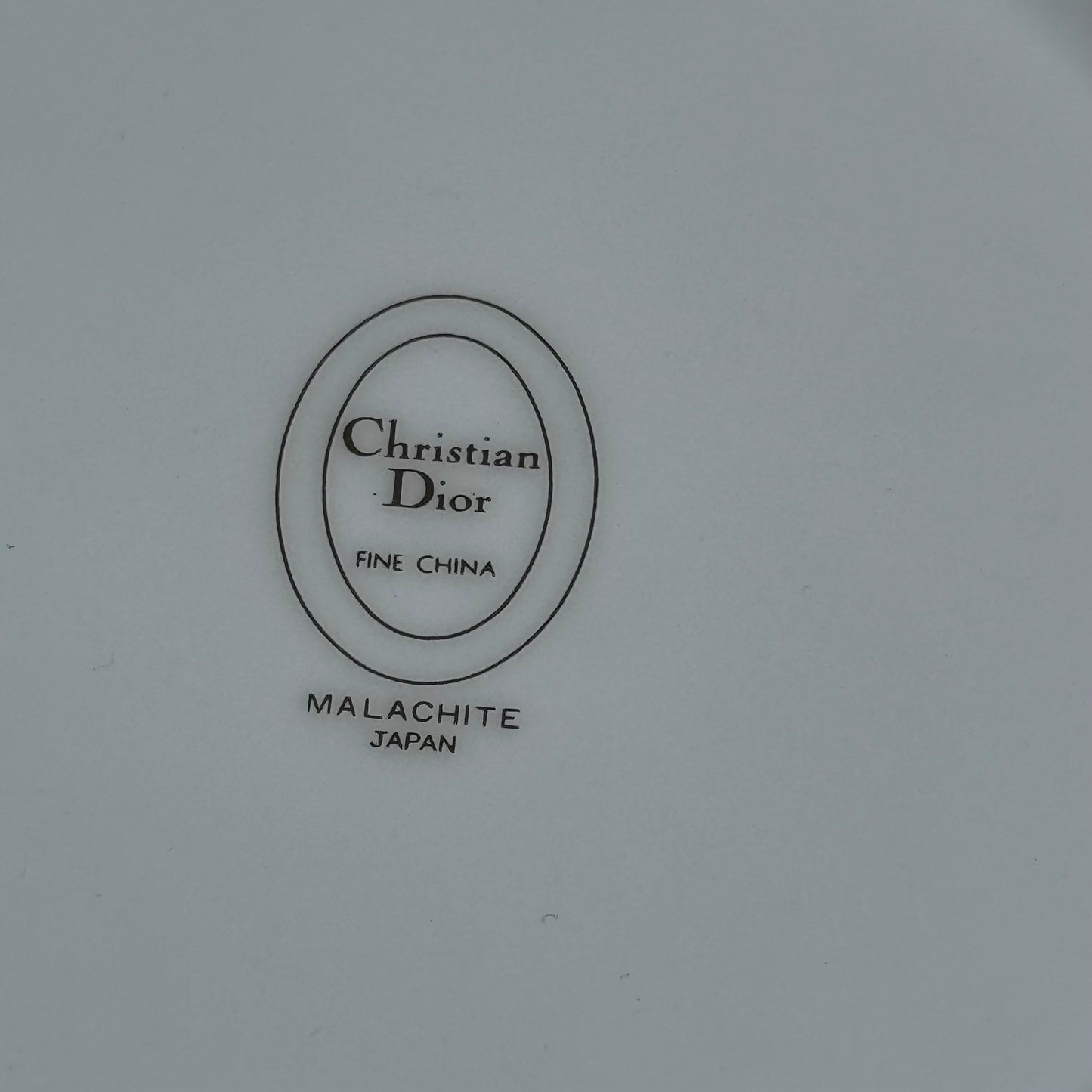 Eight Vintage Christian Dior Gaudron Malachite Soup Bowls