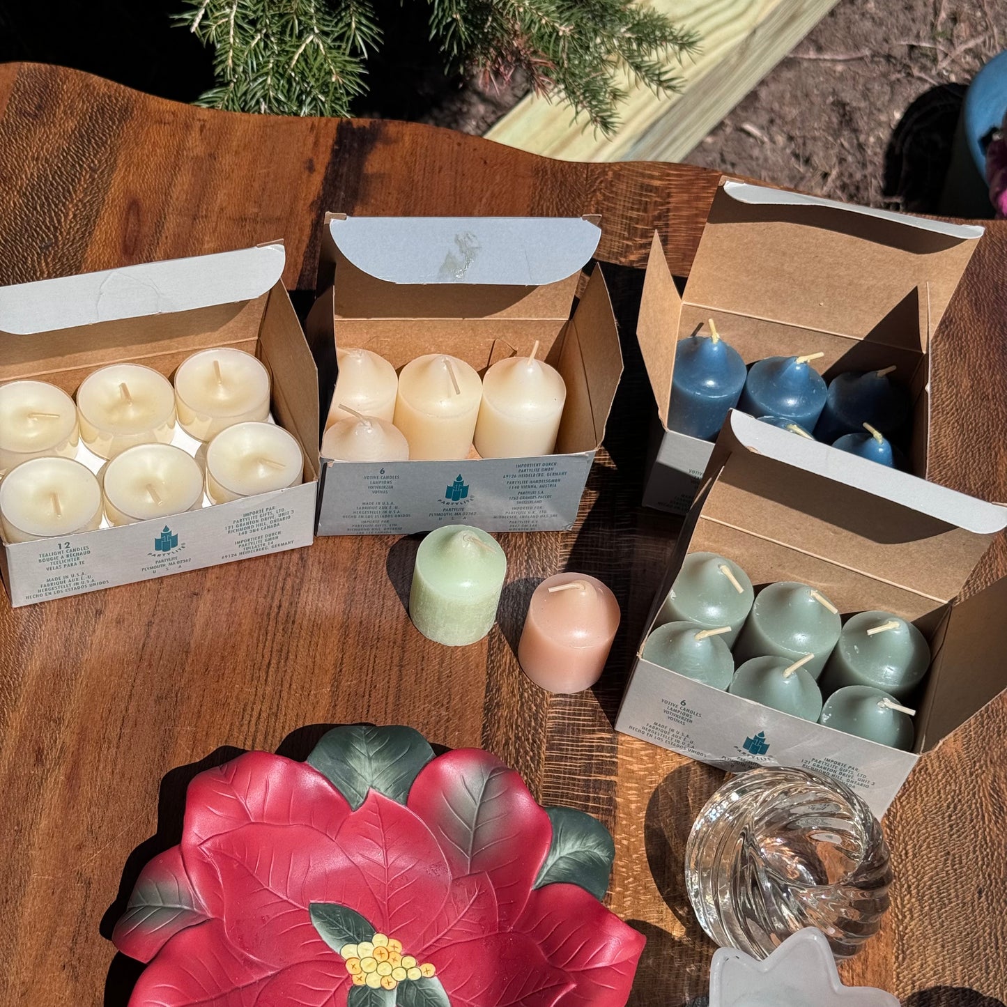 Partylite Votive Candles, Tealights, & Containers