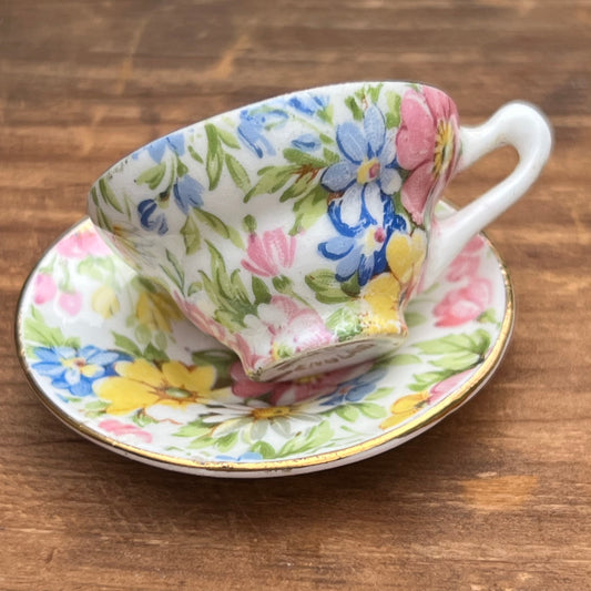 Rosina China Miniature Tea Cup & Saucer