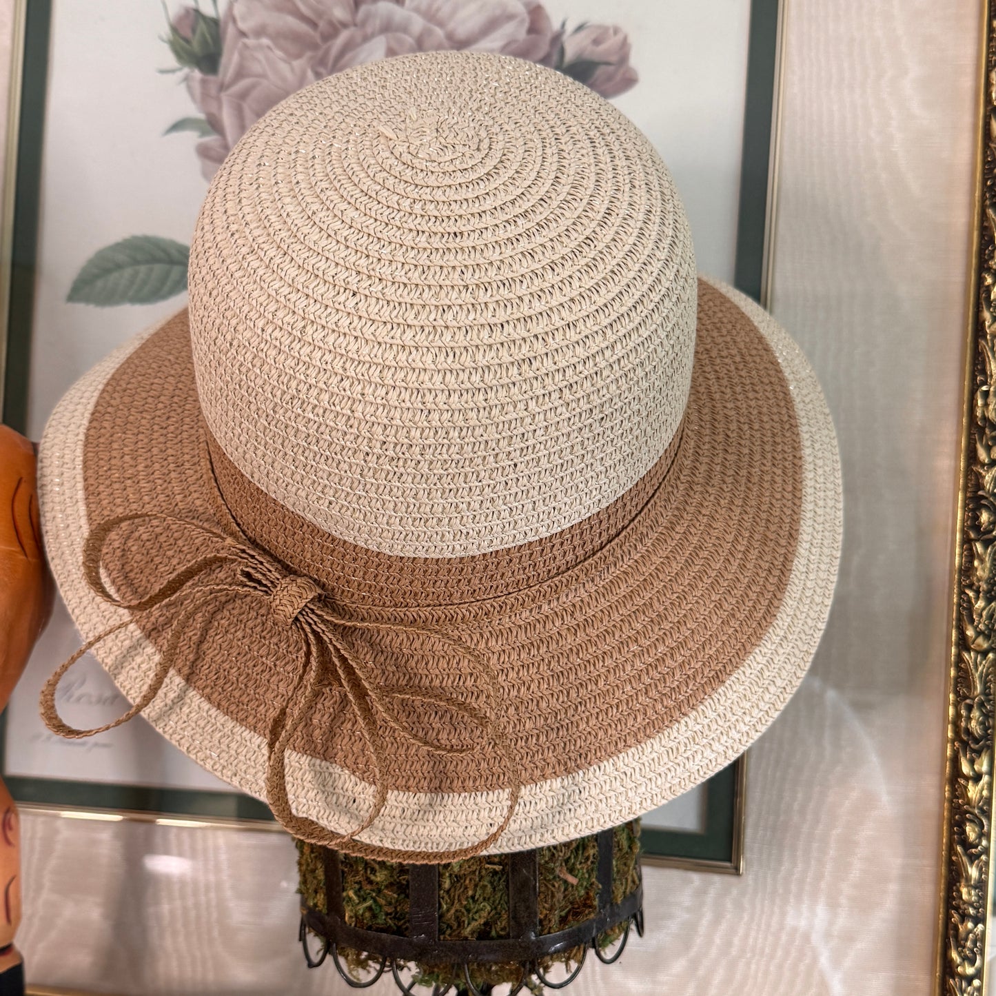 Marcus Adler New York 100% Paper Summer Hat Flapper Style