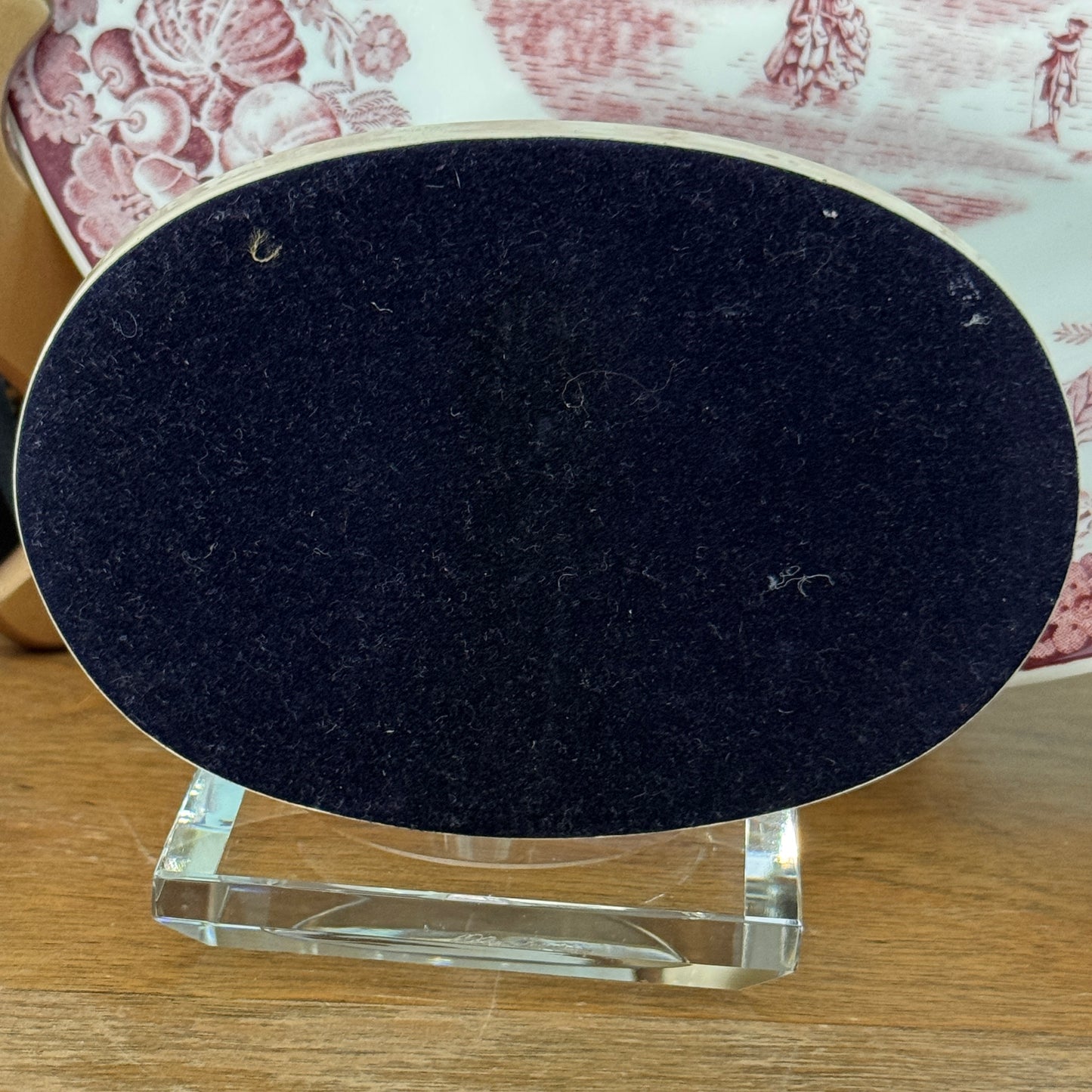 Lt. Gov. Argeo Paul Celluci The State House Boston Faux Scrimshaw Resin Trivet