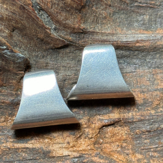 Modern Looking Sterling Silver Earrings