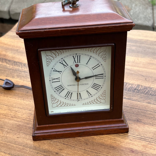 Vintage General Electric Wood Case Mantle Clock