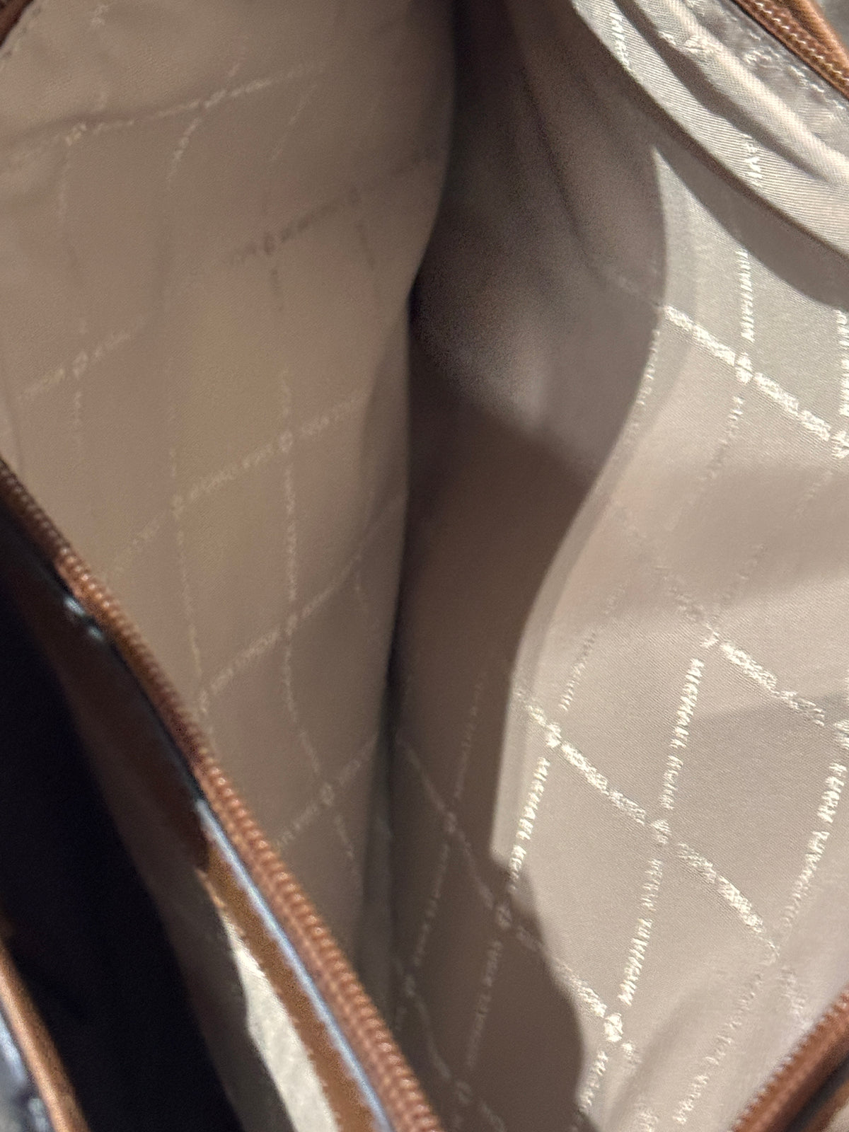 Michael Kors Walsh Medium Tote Bag, Brown Signature MK Monogram
