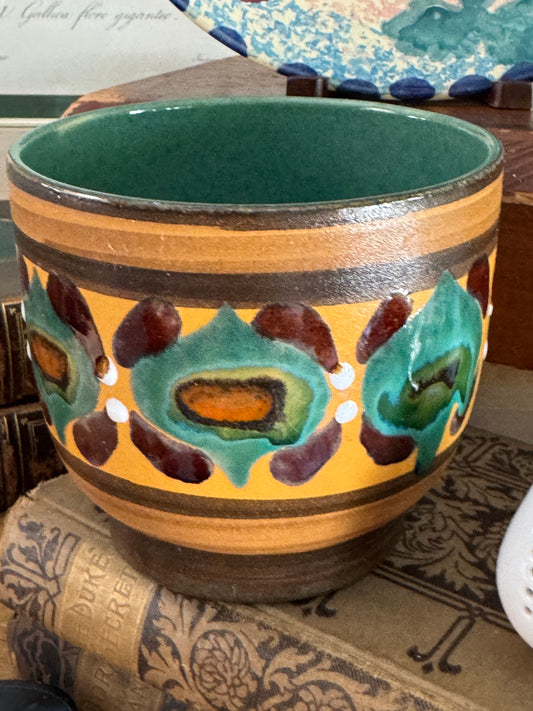 Mid Century Modern B.P.I. Heffen Calla Lilly Pottery Planter