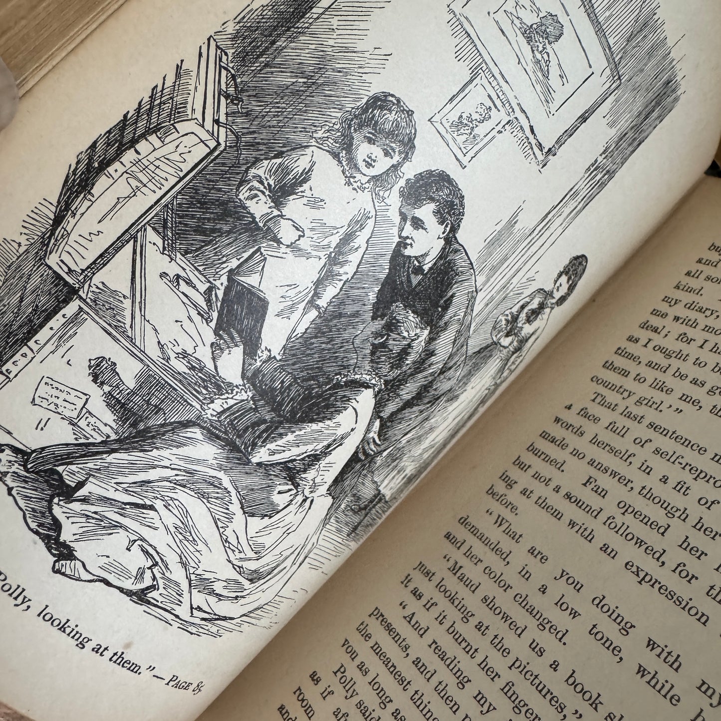 Antique Jack & Jill A Village Story and Old Fashioned Girl Louisa May Alcott Book