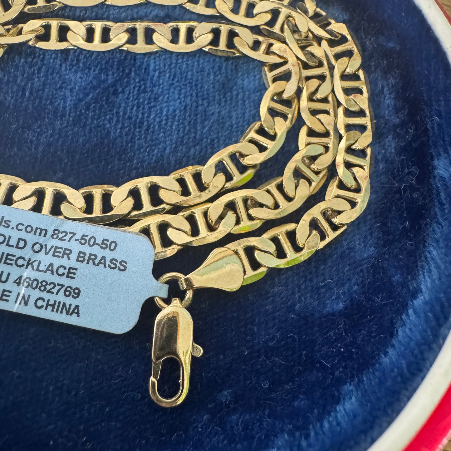 Kohl's 14K Gold Over Brass 20" Curb Chain Necklace