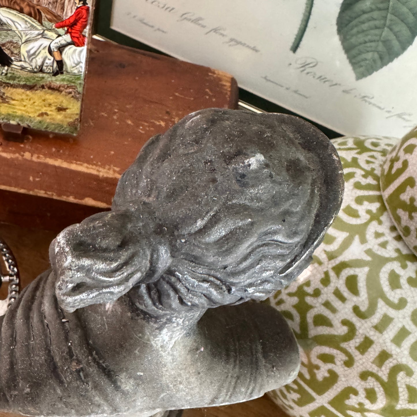 Vintage Hunt Collection Diana Goddess of the Hunt Plaster Bust
