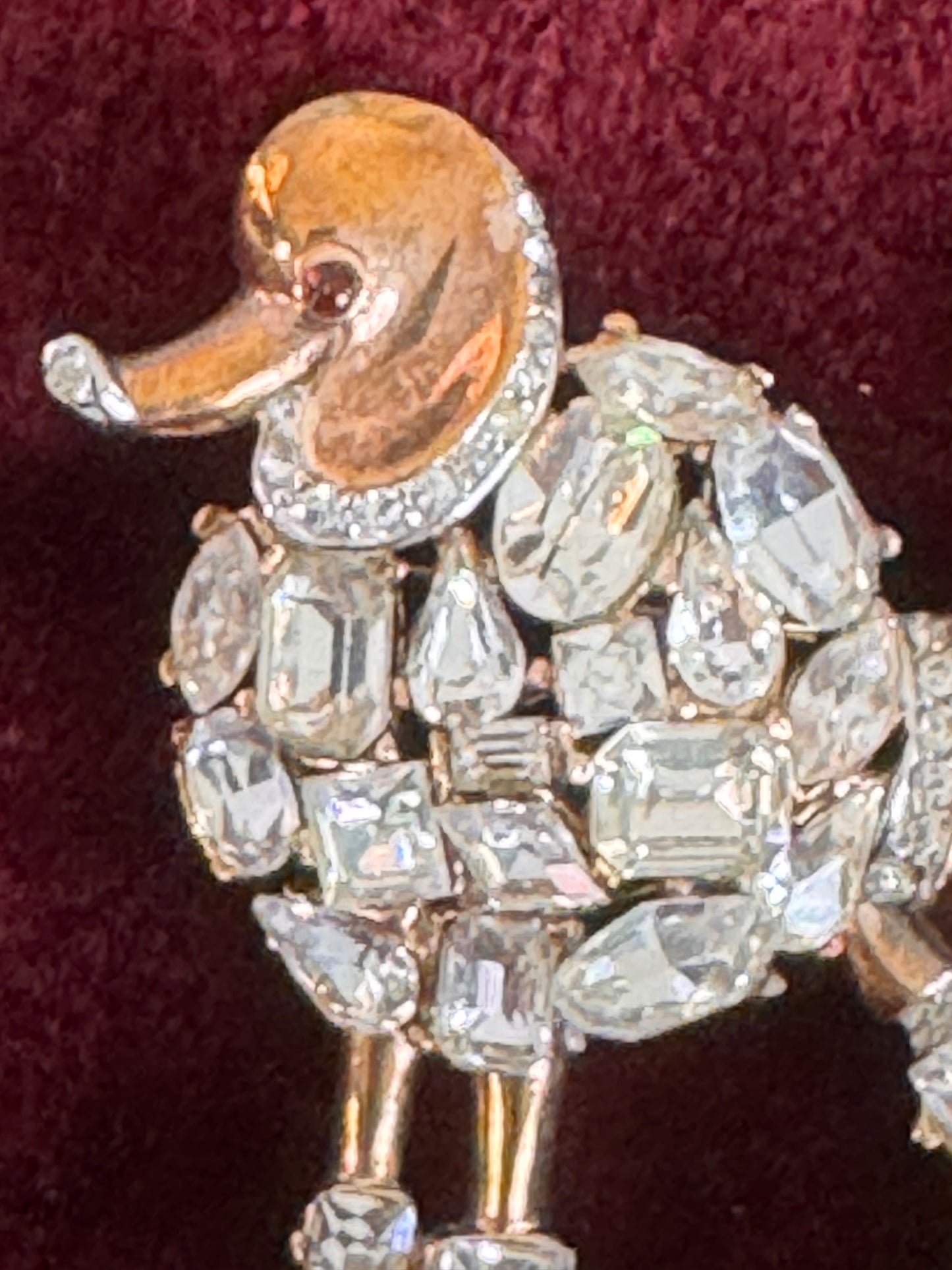 Vintage Trifari Jeweled Symphony Poodle Brooch — Alfred Philippe Attribution, c. 1950s