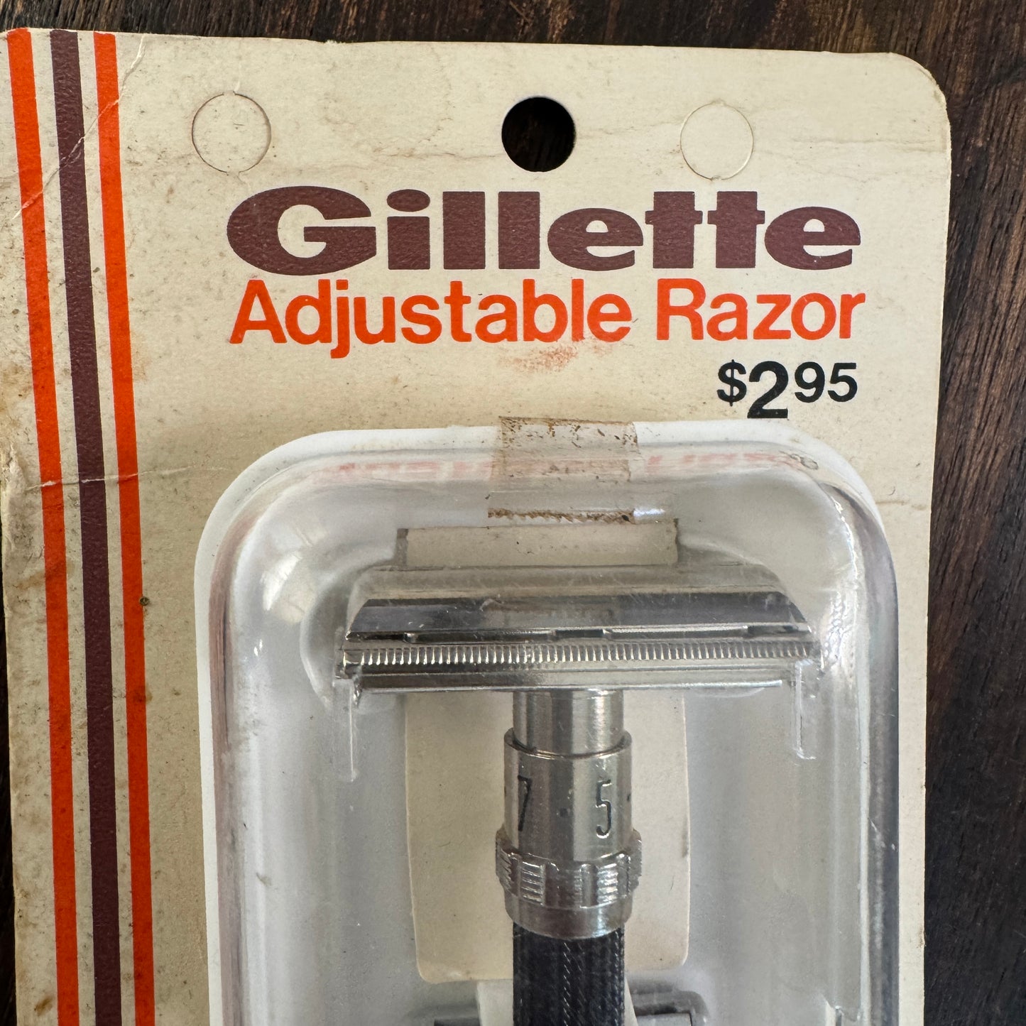 Gillette Adjustable Safety Razor Super 84 Black Beauty Never Used