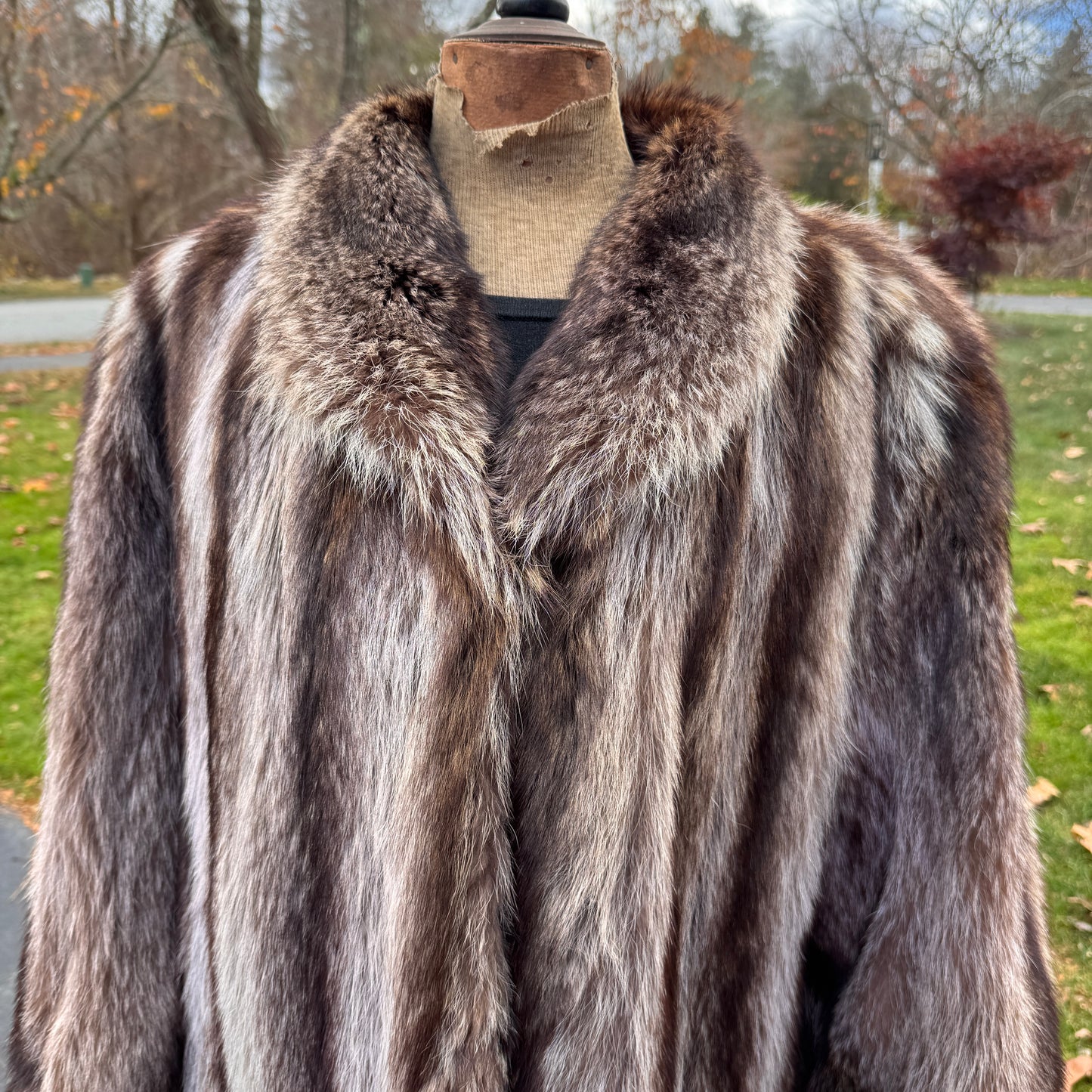 Vintage Weiner's Furs Raccoon Fur Coat Jacket