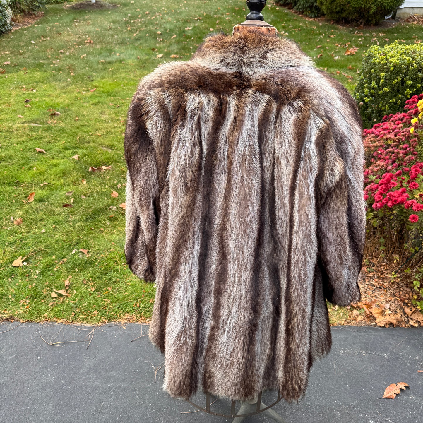 Vintage Weiner's Furs Raccoon Fur Coat Jacket